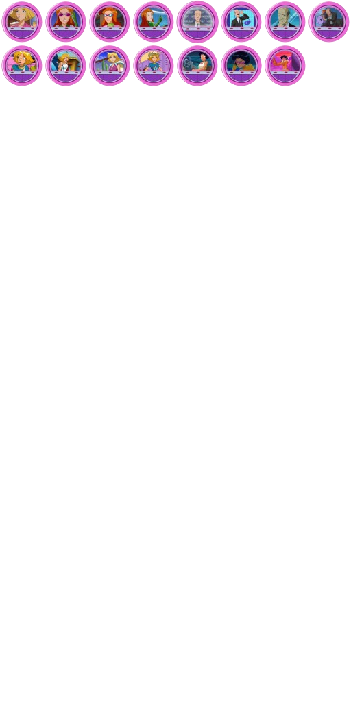 Compowder Totally Spies badges