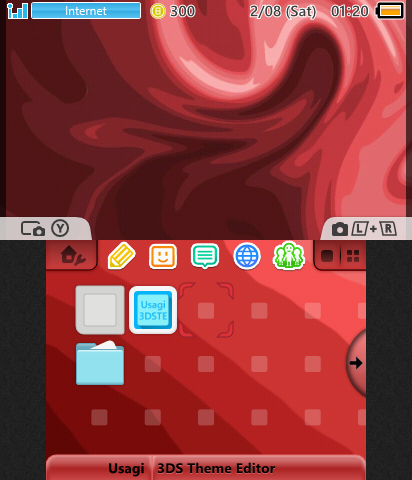 Crimson 3ds Theme