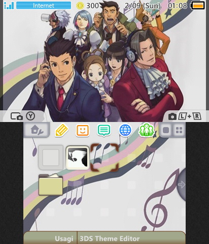 Ace attorney theme