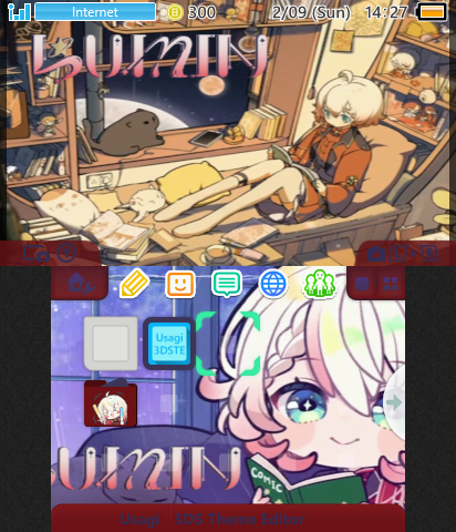 Lumin Tsukiboshi 3DS theme!
