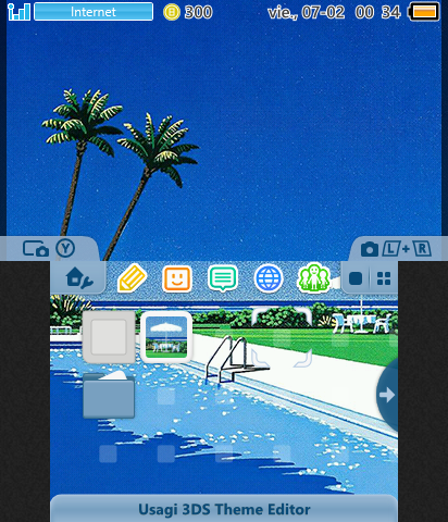 Chill pool day theme