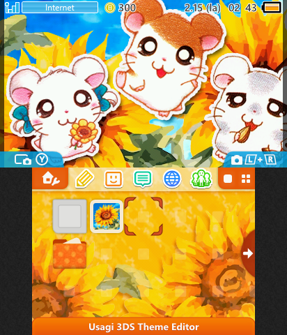Hamtaro Sunflower Field
