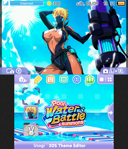 Pool Water Battle! - Halibel